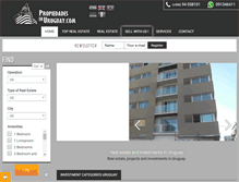 Tablet Screenshot of english.propiedadesenuruguay.com